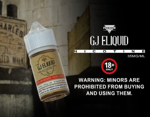 GJ ELIQUID 系列煙油 30ml (30-50mg)